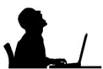 28368403-vector-silhouette-of-a-man-sitting-at-a-computer-on-a-white-background